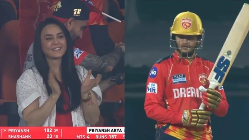 IPL 2025: Preity Zinta Goes Wild After Priyansh Arya's Record-Breaking Knock - WATCH
