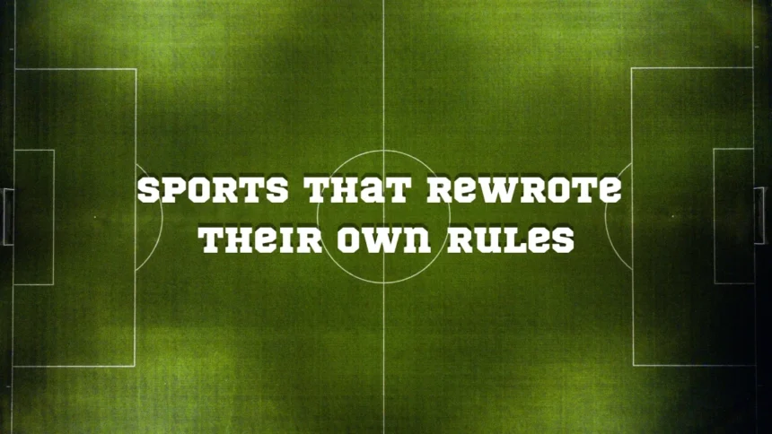 Game Changers: 4 Sports That Rewrote Their Own Rules