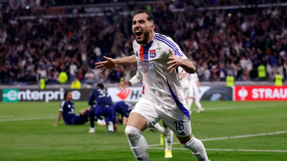 UEFA Europa league Manchester United Vs Lyon 2-2: All To Play For At Old Trafford Next Week