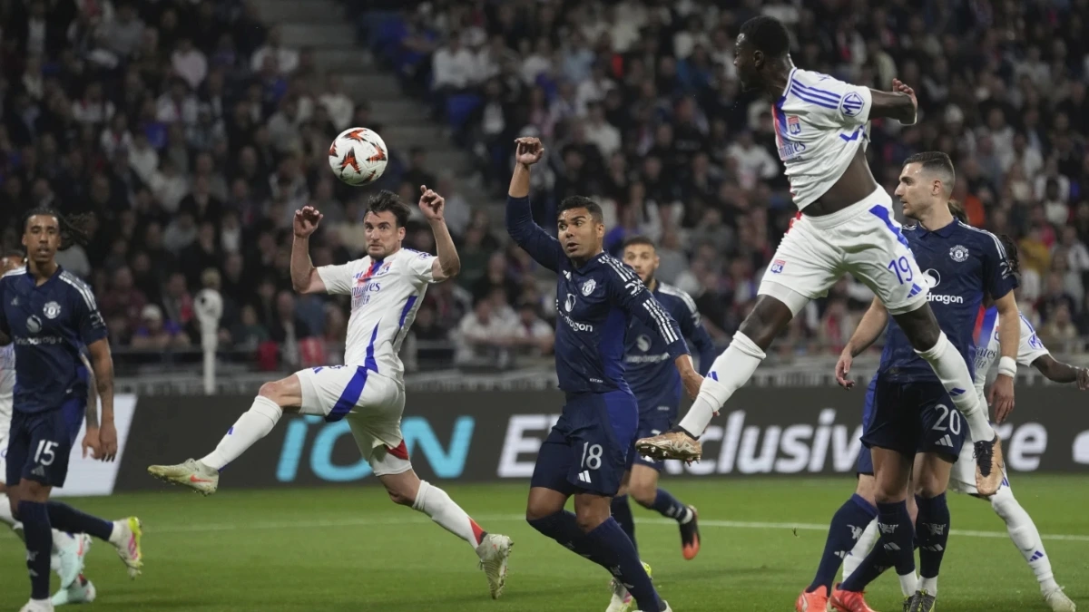 UEFA Europa league Manchester United Vs Lyon 2-2: All To Play For At Old Trafford Next Week
