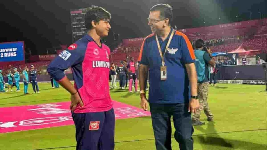 Vaibhav Suryavanshi Meets LSG Owner Saniv Goenka