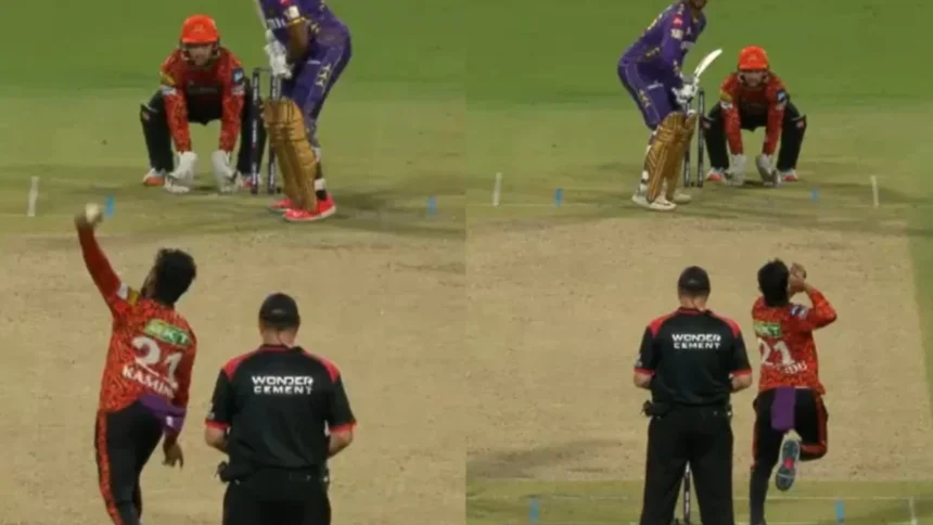 IPL 2025: SRH’s Kamindu Mendis Uses Both Arms In Same Over Against KKR