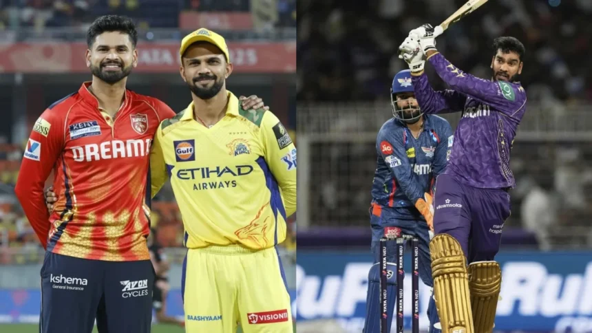 IPL 2025: Updated Points Table, Orange Cap, Purple Cap After KKR vs LSG Match 21 And PBKS vs CSK Match 22