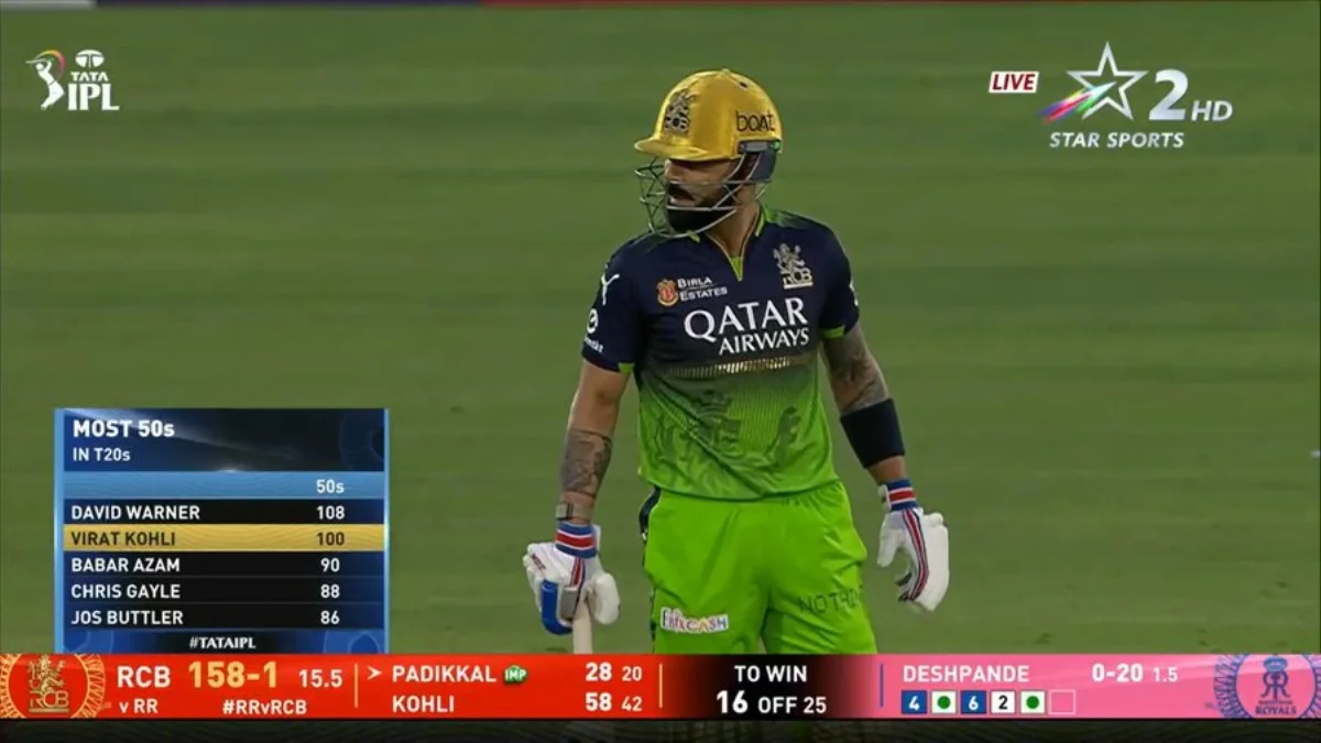 IPL 2025: Virat Kohli’s Magical 100th Fifty Shakes The Cricket World