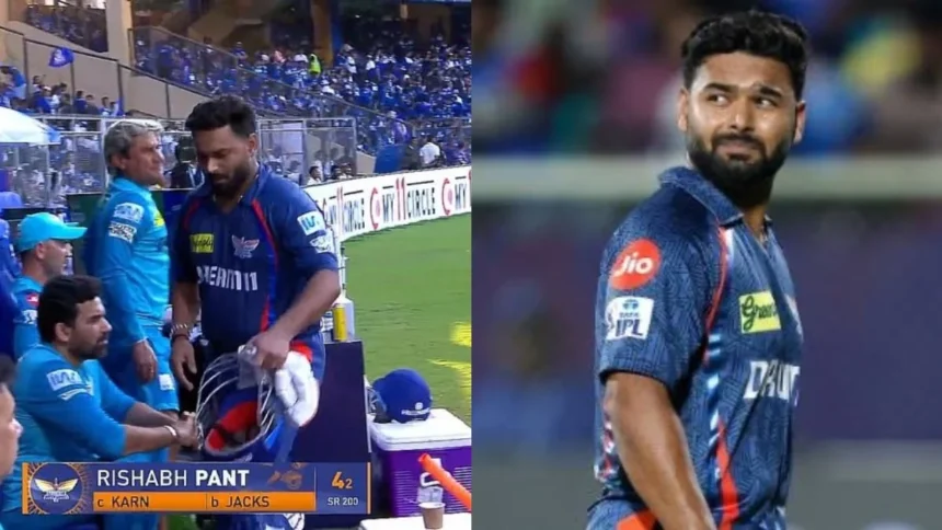 Rishabh Pant Fined Heavily for Slow Over Rate In Mumbai Indians vs Lucknow Super Giants Clash