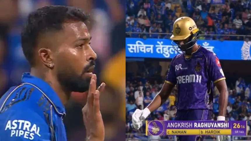IPL 2025: Hardik Pandya’s ‘Bye-Bye’ Send-Off To Angkrish Raghuvanshi Goes Viral