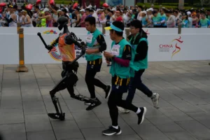 WATCH: Robots Race With Humans At Chinese Half-Marathon