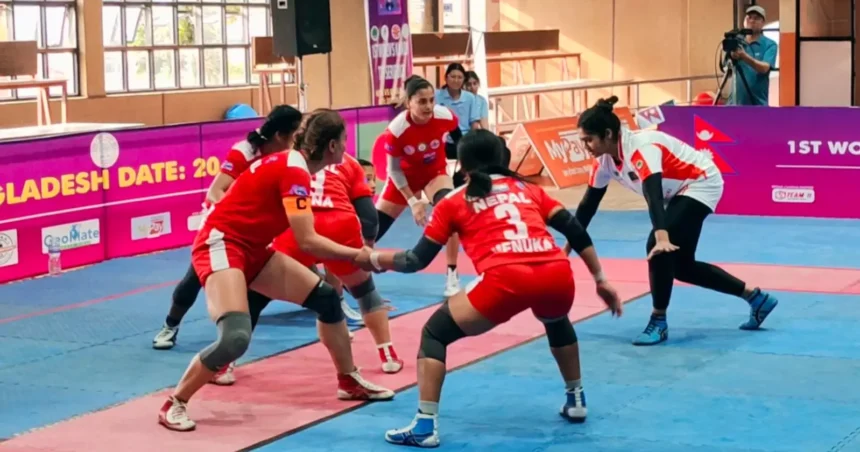 Nepal Women's Team Clinch Kabaddi Test Series Against Bangladesh