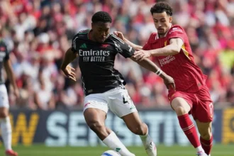 Arsenal Salvage A Draw Against Champions Liverpool With 10-Men On The Field