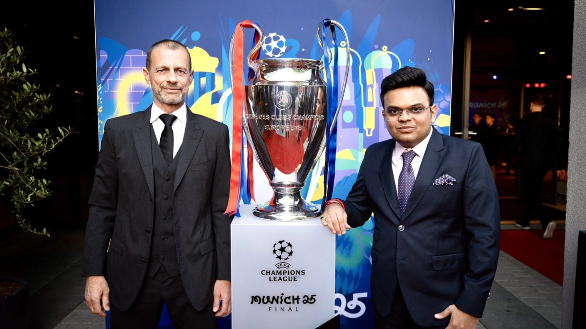 ICC x UEFA: Jay Shah’s Surprise Appearance Before PSG vs Inter Final