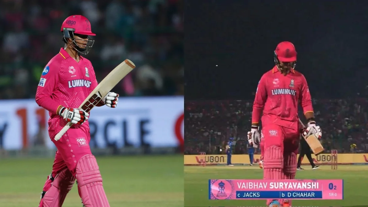 RR vs MI, IPL 2025: Vaibhav Suryavanshi Registers Duck After Century