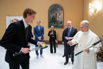 What did Jannik Sinner Gift Pope In Rome?