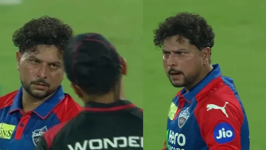 IPL 2025: WATCH - Kuldeep Yadav’s Fiery Confrontation With Umpire Over DRS Decision