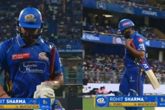 IPL 2025: Watch - Rohit Sharma Falls To Mustafizur, Internet Reacts With Memes And Troll