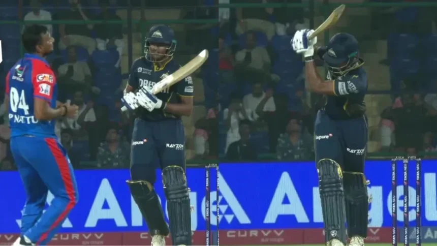 IPL 2025: VIDEO - Sai Sudharsan’s No-Look Six Shocks T Natarajan In DC vs GT Thriller