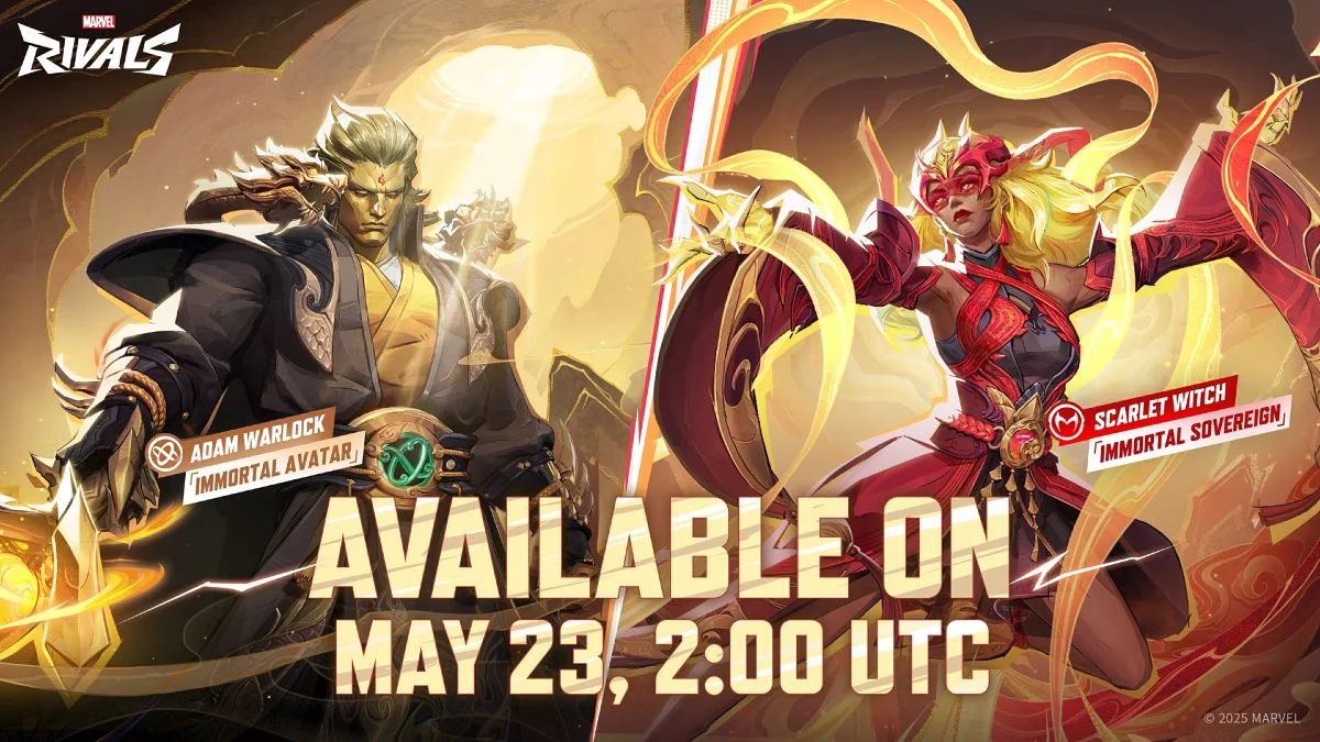 Marvel Rivals: New Scarlet Witch And Adam Warlock Skins