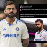 Virat Kohli Test Retirement? BCCI Asks Him To Reconsider