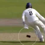 Watch: Tom Bailey's Mobile Mishap Stuns Fans During County Championship