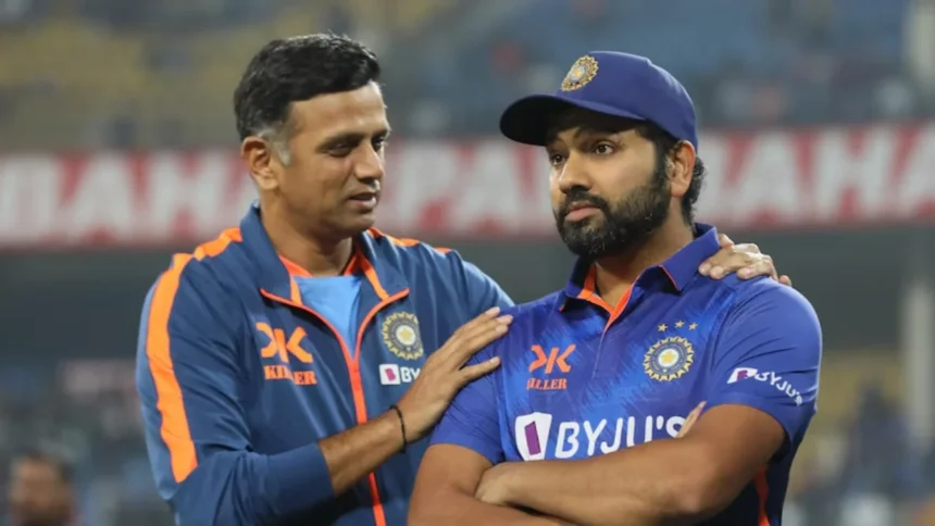 ‘You Hit So Many Sixes...’ - Rahul Dravid Paid Epic Tribute To Rohit Sharma After Wankhede Stand Unveiling