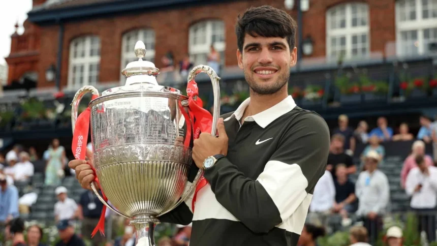 Carlos Alcaraz Joins An Elite Group With Historic Queens Club Win