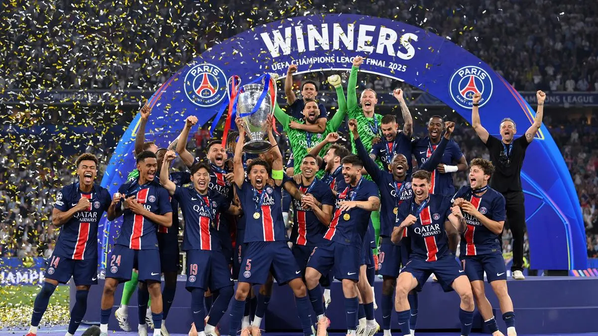 Paris Saint Germain Claim First Champions League Trophy