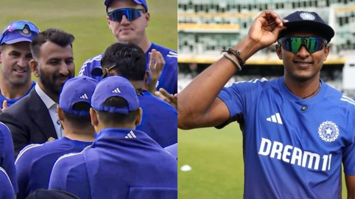 WATCH: Sai Sudharsan Receives His Test Cap From Cheteshwar Pujara