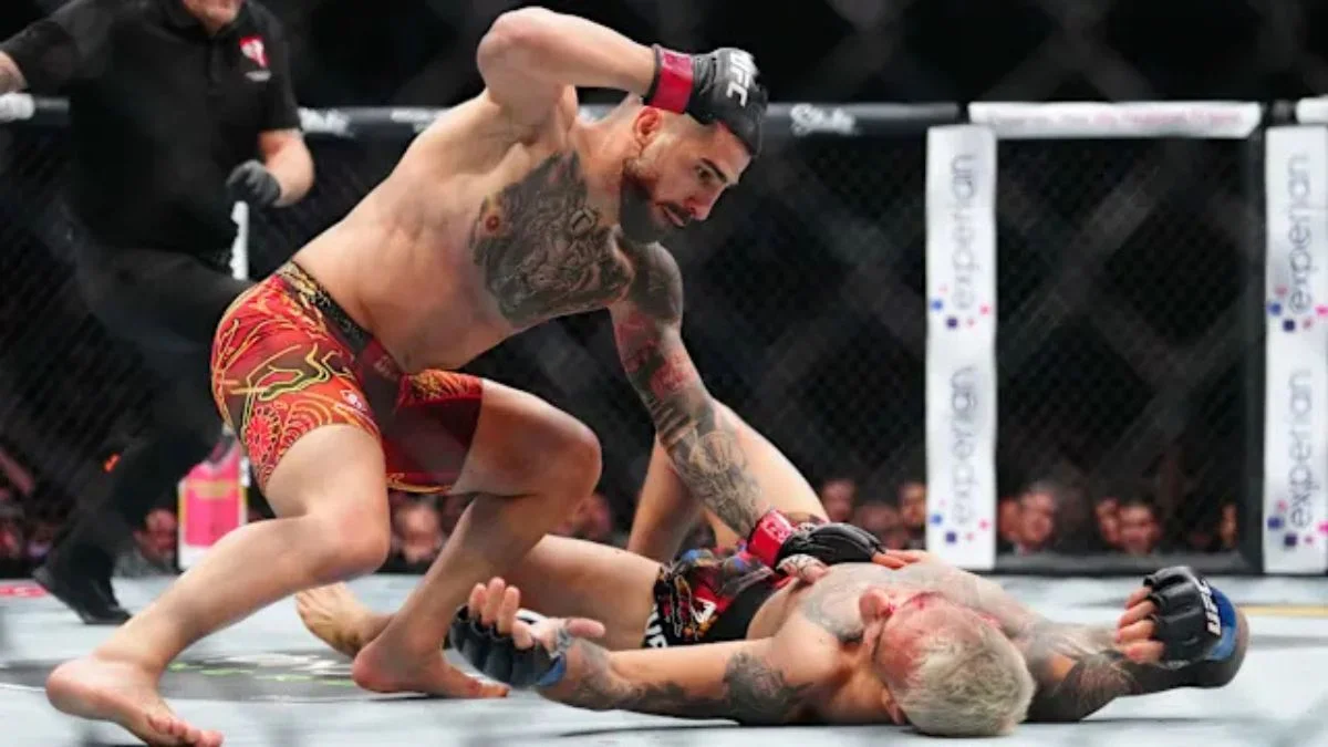 UFC 317: Ilia Topuria Lands Crushing KO Against Charles Oliveira