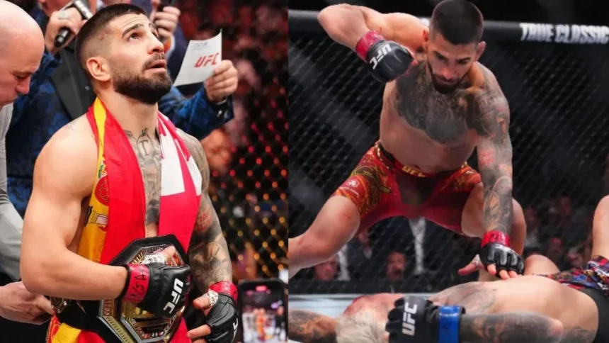 UFC 317: Ilia Topuria Lands Crushing KO Against Charles Oliveira