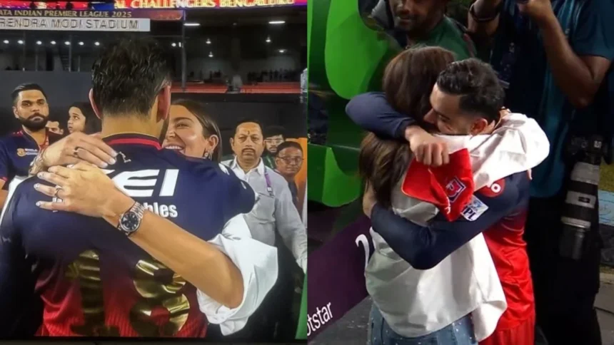 Anushka Sharma Hugs Tearful Virat Kohli as RCB Wins First IPL Title in 18 Years