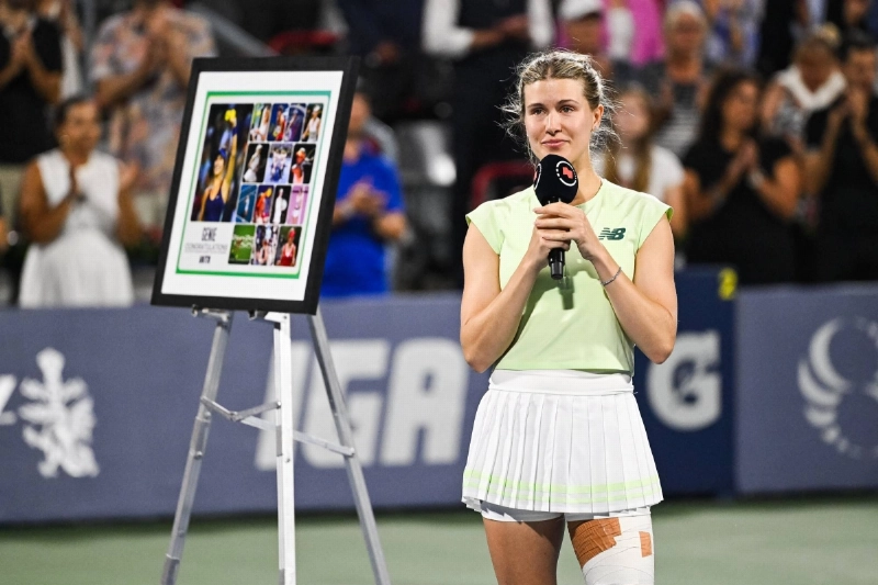 Eugenie Bouchard Bids Emotional Adieu To Tennis In "Full-Circle Moment"