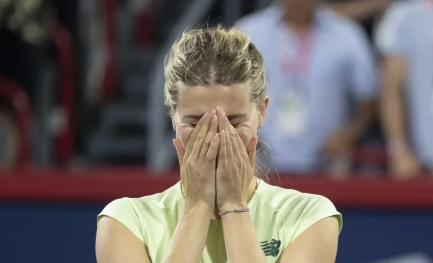 Eugenie Bouchard Bids Emotional Adieu To Tennis In "Full-Circle Moment"