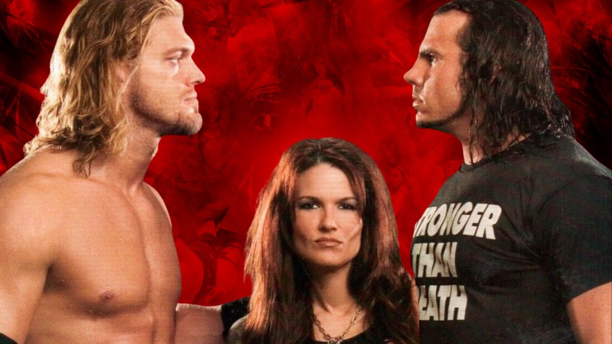 2005 Edge personal rivalry with Matt Hardy because of Lita