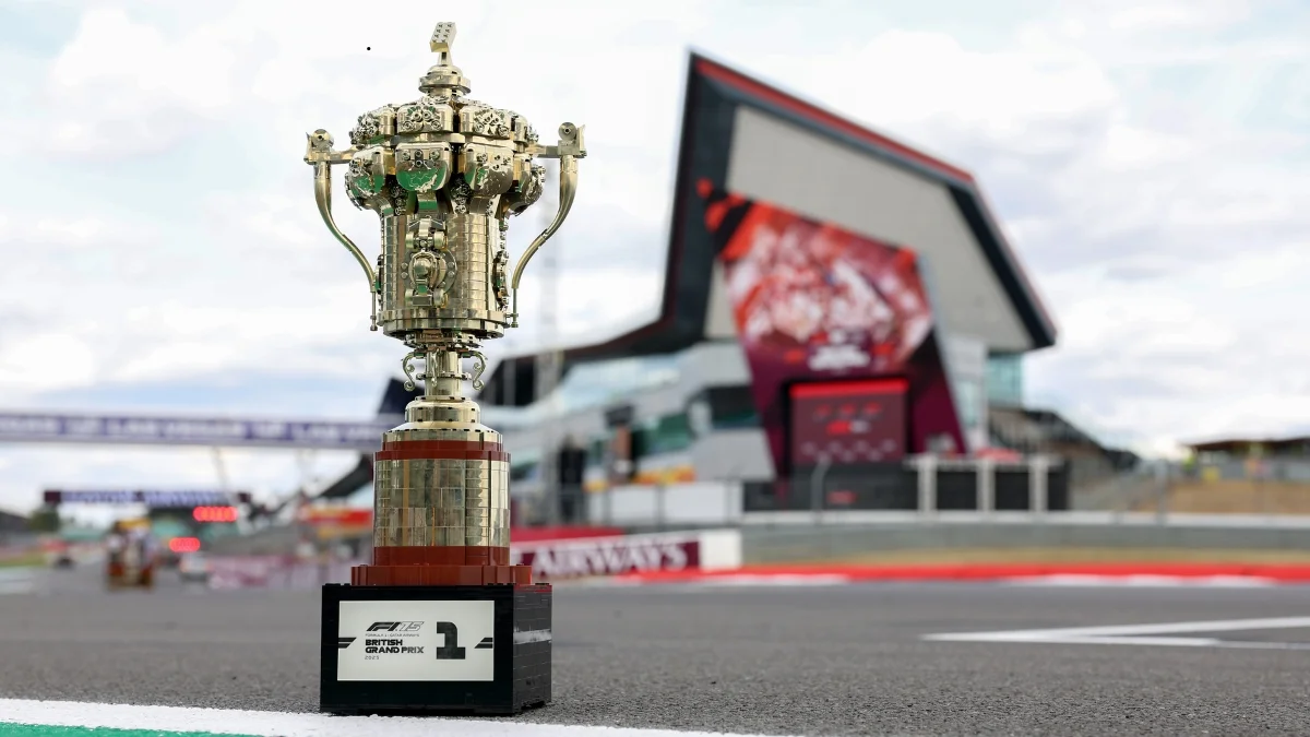 All About The LEGO Trophies At Silverstone 2025