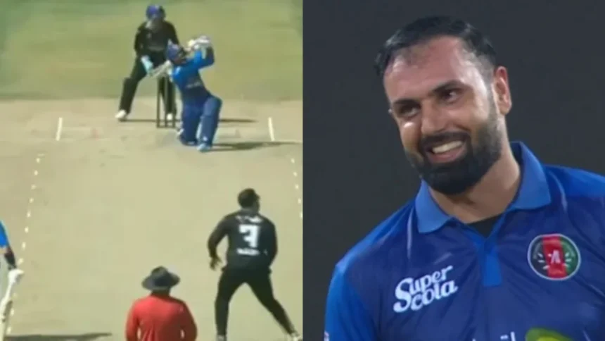 WATCH - Mohammad Nabi Hit For Six By His Own Son Hassan Eisakhil In T20 Clash