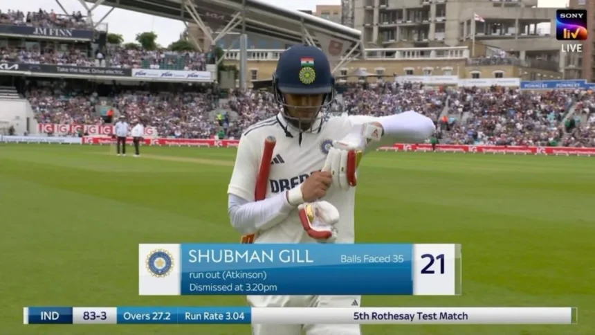 WATCH - Shubman Gill Throws Away His Wicket, Gambhir Left Fuming