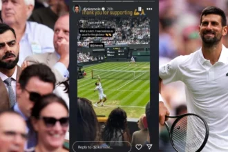Watch: Novak Djokovic's Response To Virat Kohli At Wimbledon 2025