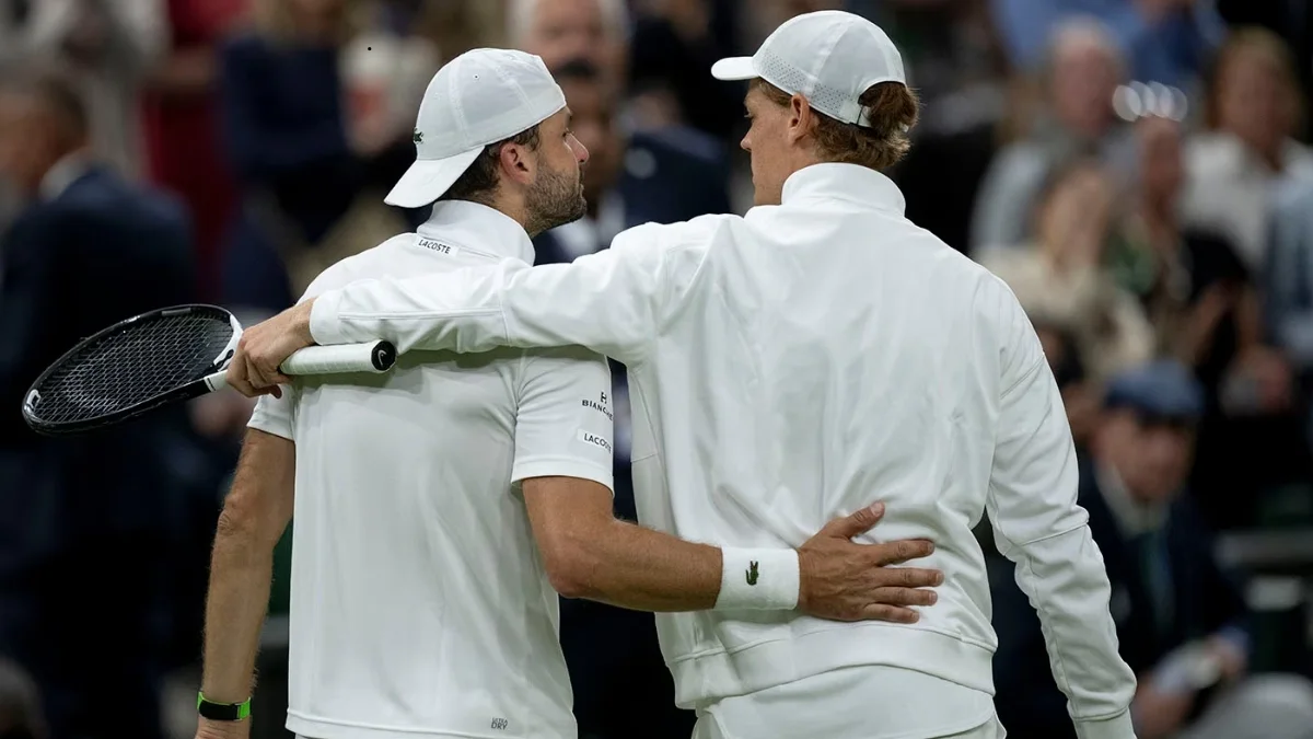 Jannik Sinner has reached the Wimbledon 2025 quarterfinals after a shocking walkover as Grigor Dimitrov retires due to injury. Know what really happened, and what's next.