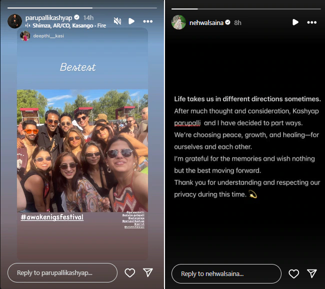 Saina Nehwal And Parupalli Kashyap Announce Separation After 6 Years Of Marriage