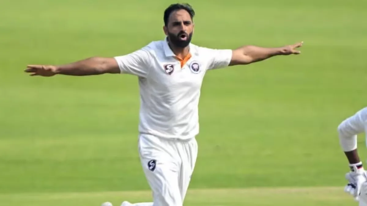Auqib Nabi Joins Elite Club With Historic Hat-Trick In Duleep Trophy