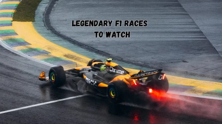Top 10 Legendary F1 Races To Binge Watch This Summer Break