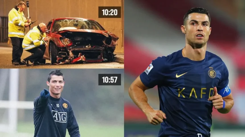The Day Cristiano Ronaldo Crashed A Ferrari And Still Went To Training
