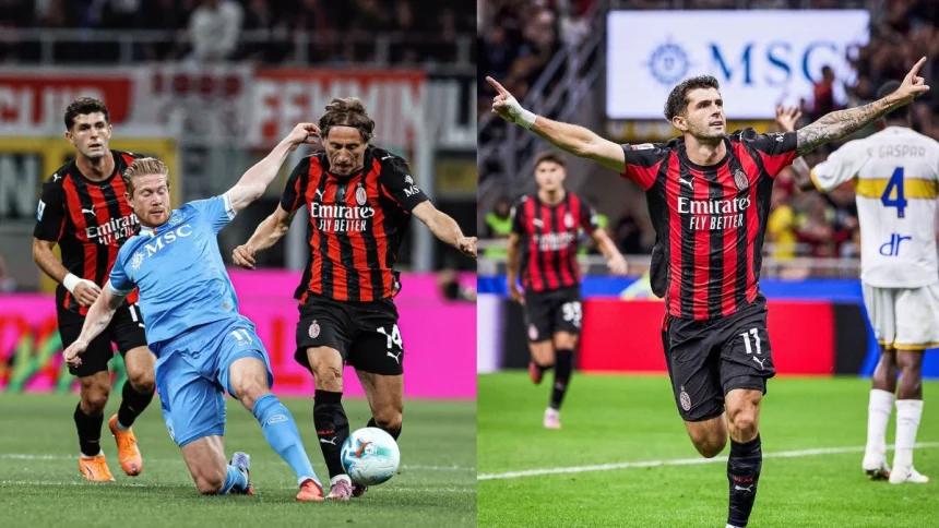 AC Milan Beat Napoli To Go Top Of Serie A After Pulisic’s Inspired Performance