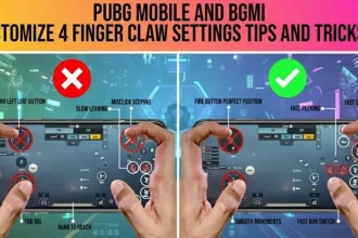 BGMI Four Finger Claw Code For Pro Gameplay