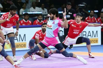 Jaipur Pink Panthers vs Gujarat Giants: Nitin Kumar Stars As Golden Raid Thriller Seals Redemption For PKL 12