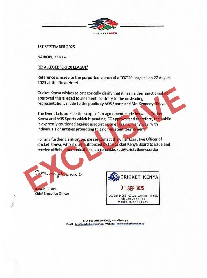 Exposing Cricket Kenya: Power, Corruption, And Lost Glory