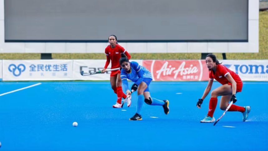 Women’s Hockey Asia Cup: India Enter Super 4 Routing Singapore 12-0