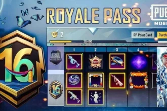 BGMI A16 Royale Pass Rewards: Glacier MG3, Mythic Outfit
