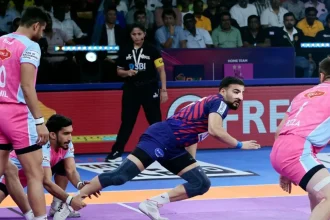 Dabang Delhi vs Jaipur Pink Panthers: Neeraj Narwal Seals Thriller As Dabang Delhi Do The Double