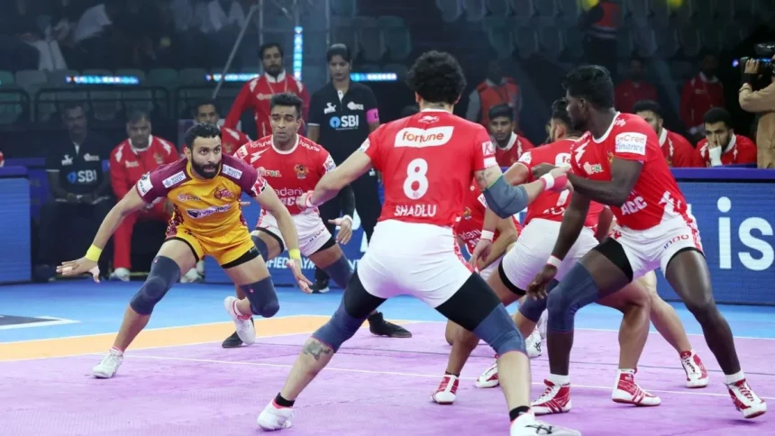 Gujarat Giants vs Telugu Titans: Titans Fight Off Giants In Thrilling Low-Scoring Match