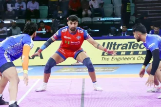 In a Pro Kabaddi League Season 12 match at the Thyagaraj Indoor Stadium in Delhi between UP Yoddhas and Tamil Thalaivas, the Yoddhas rose to the occasion making a remarkable comeback to win by 32-31. A pair of match-leading raids from Guman Singh (8 points) and Gagan Gowda (6 points), together with Hitesh's High Five in defence, lifted UP Yoddhas to their second consecutive win and a spot in the top eight of the standings. First Half: Tamil Thalaivas Strike Early After Balanced Start The game started with both sides being cautious, and early empty raids from Guman Singh and Moein Shafaghi as both sets of defences were strong. The breakthrough was produced by Gagan Gowda, who scored in a Do-or-Die raid, providing UP with early momentum. Tamil Thalaivas, captained by Arjun Deshwal, slowly gained traction. His raiding, especially on the Yoddhas' corners, was awarding regular points. Along with Sagar Rathee's High Five in defence, Tamil Thalaivas caused the first ALL OUT and got an upper hand that was temporary. Despite this, UP Yoddhas held firm. Gagan and Bhavani Rajput picked up important points, while defenders Mahender Singh and Hitesh kept Thalaivas from increasing their lead. Tamil Thalaivas were ahead 17-14 at halftime, but the match remained finely poised. Second Half: Yoddhas' Defense and Guman Singh Shine in Comeback The second half started slow, Thalaivas attempting to keep up with the pace. But Hitesh's defensive wizardry changed everything. He delivered back-to-back tackles on Aashish and Moein Shafaghi, giving Thalaivas no genuine momentum. The Yoddhas' comeback from there was spearheaded by Guman Singh, who finally found his groove at the right moment. His multi-point raids, including a very crucial double raid that eliminated Ronak and Narender Kandola, gave UP the momentum they were looking for. Though Narender and Deshwal tried to draw things in Tamil's favor with crucial raids, the UP defense was solid. Guman sealed the win with crucial points at the end as Tamil Thalaivas' desperate last attempts were not enough. UP Yoddhas vs Tamil Thalaivas: Highlights of the Match Final Result: UP Yoddhas 32 - 31 Tamil Thalaivas Top Raider (UP): Guman Singh - 8 raid points Top Raider (Tamil): Arjun Deshwal - steady first-half performance Super Tackles: Hitesh (UP) - High Five Defensive Star (Tamil): Sagar Rathee - High Five Game-Changing Moment: Guman Singh's double raid in the second half What's Next in PKL Season 12 - October 15 Matches Match 1: Telugu Titans vs Bengal Warriorz Match 2: Jaipur Pink Panthers vs Puneri Paltan Match 3: Gujarat Giants vs Tamil Thalaivas ALSO READ: UP Yoddhas vs U Mumba: Guman Singh’s Super 10 Powers UP To 40-24 Win